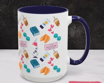 Love Hypothesis Coffee Mug, 15 ounce Bookish Coffee Mug, Love Hypothesis Merch, Officially Licensed Ali Hazelwood Merch