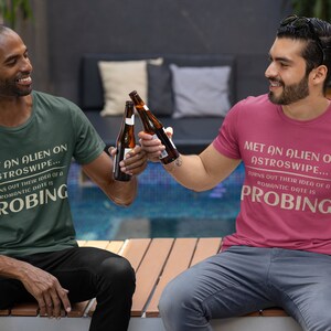 AstroSwipe Alien Probing Unisex Tee - Astrobiologist Gift