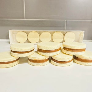 Alfajores de Maicena Rellenos de Doce de Leite (cja 10)