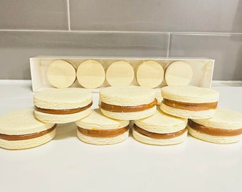 Alfajores de Maicena Rellenos de Dulce de Leche (cja 10)