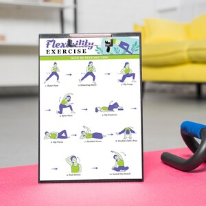 30 Day Flexibility Stretching Chart, Beginner-friendly PDF Download ...