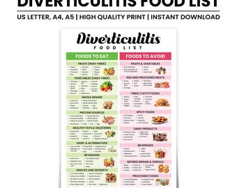 Lista de alimentos para diverticulite: alimentos para comer e evitar (PDF)