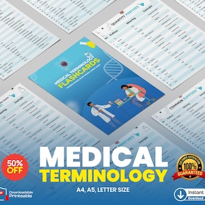 Medical Terminology Flashcards | Medical Terminology Prefixes And Suffixes | Nursing Notes | Nursing Cheat Sheet | Medical Abbreviation
