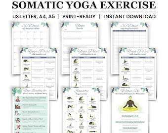 Guía de ejercicios somáticos y yoga: Alivio del estrés y regulación emocional (Descargar PDF)