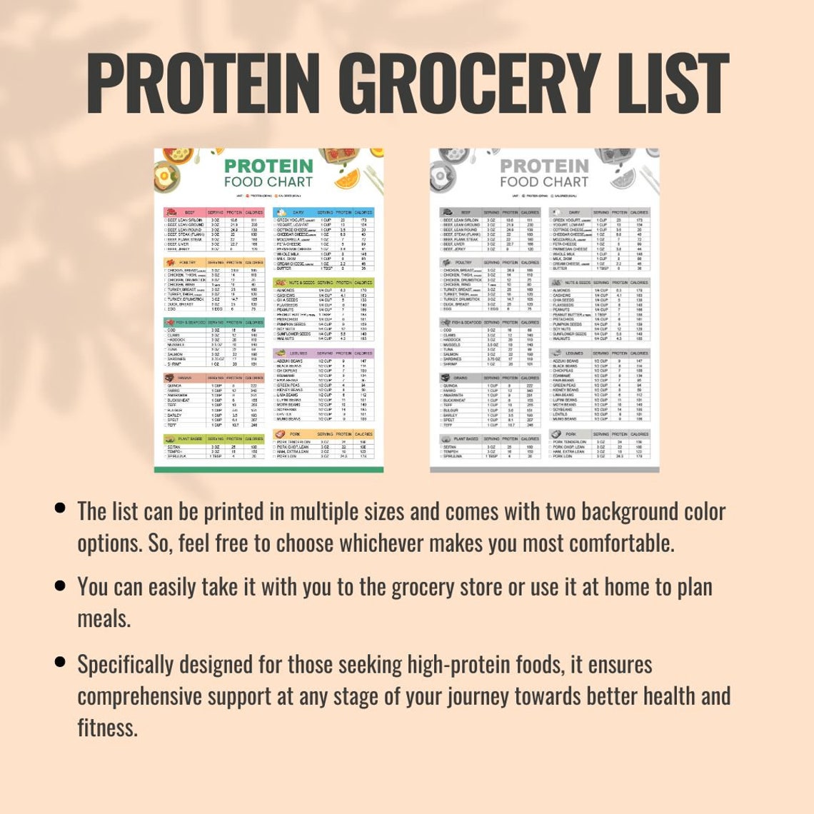 High Protein Food List and Low Carb Keto Food List for Muscle Building ...