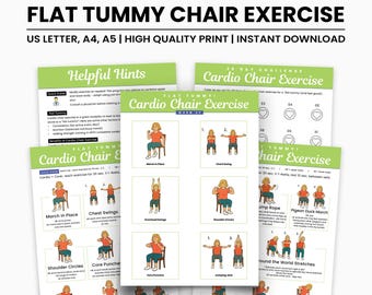 Ejercicios en silla para personas mayores: Plan de entrenamiento sentado de 30 días (PDF)