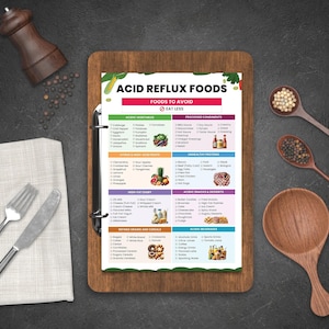 Less Acidic Foods Acid Reflux Food Chart, Acid Reflux Food List, GERD Diet List ...