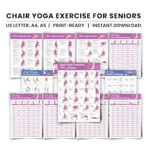 Stoeloefeningen voor senioren en beginners | Afdrukbaar trainingsschema voor zittende fitheid en mobiliteit