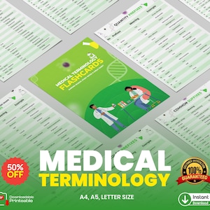 Medical Terminology Flashcards, Medical Terminology Prefixes And Suffixes, Nursing School Study Notes & Cheat Sheet, Nursing Reference Sheet