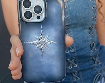 Silver Sun Phone Case