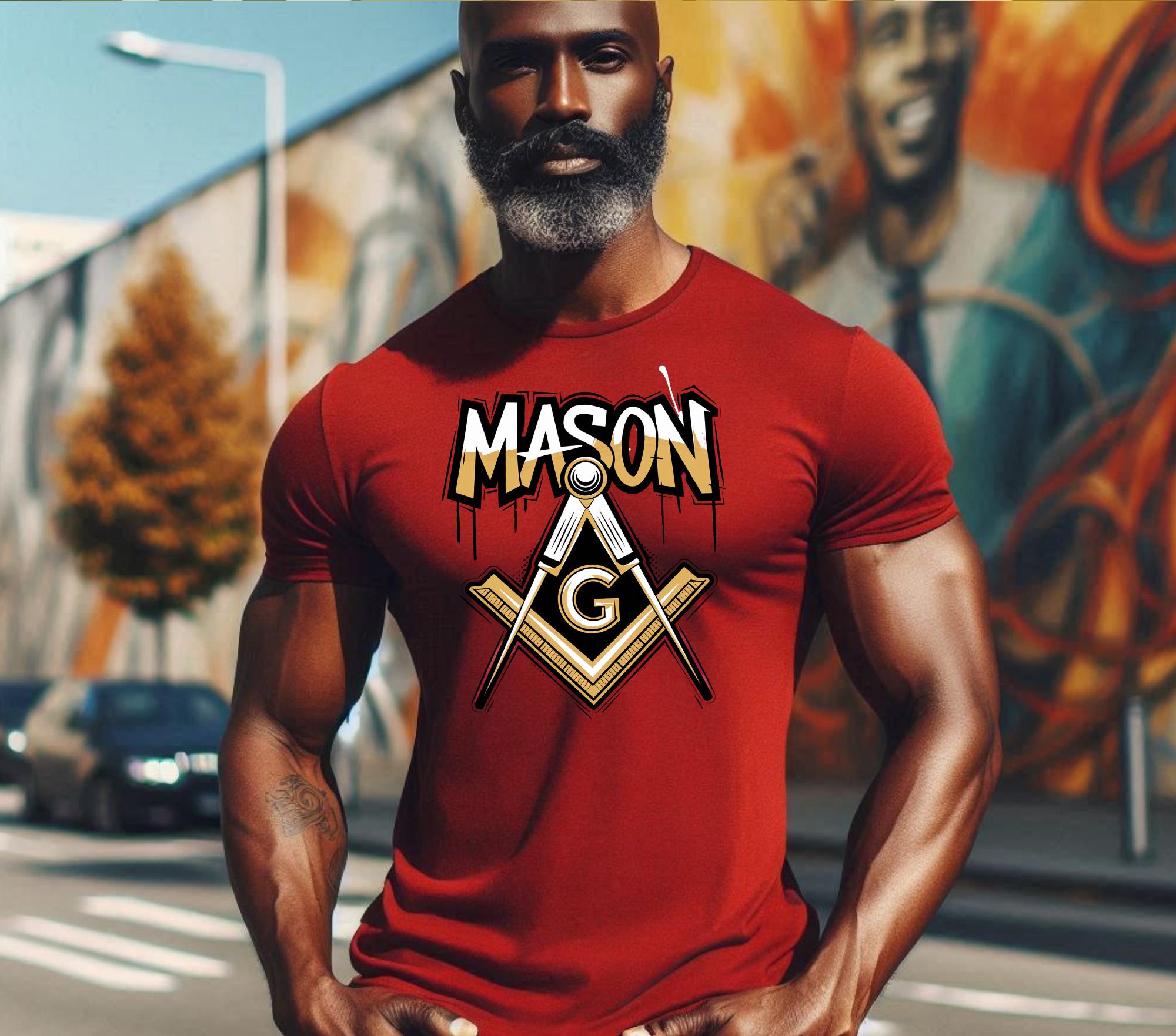 Masonic Tumbler & T-shirt Design: Freemason PNG Image (digital