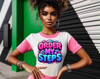 Religious Designs: Order My Steps SVG | Christian Religious PNG Image - Drip Letters