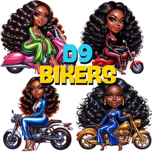 The Ultimate Divine 9 Bikers Bundle - Phirst, Redz, Dovely, Rhoyals - SVG PNG JPG - Bonus Images!