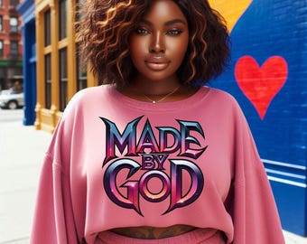 Made by GOD Image: Inspirational PNG & SVG for Worship (Digital Download)