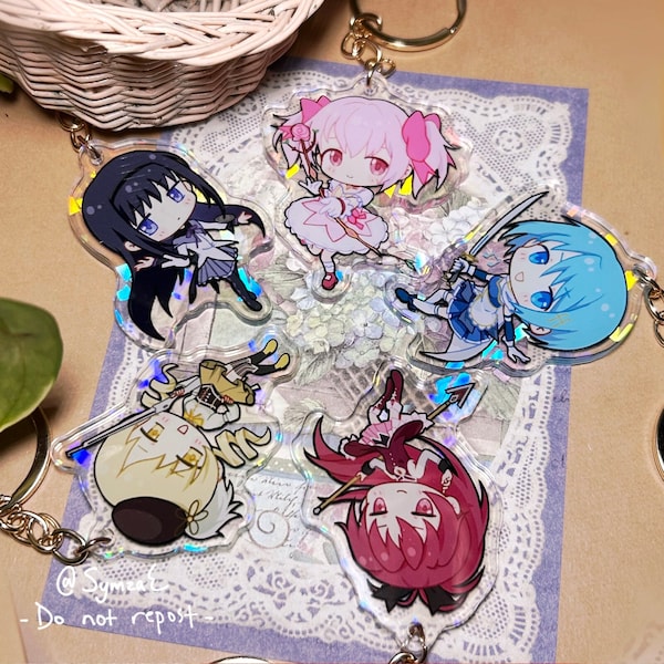 Madoka Magica Acrylic Keychains