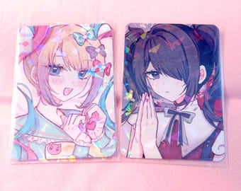 Needy streamer overload photocards (Kangel & Ame-chan)