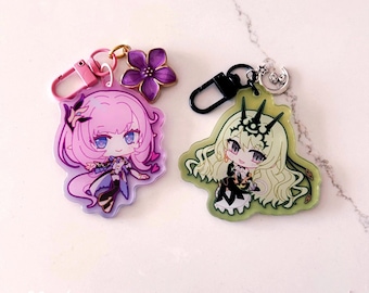 Elysia & Mobius Honkai Impact 3rd Keychains