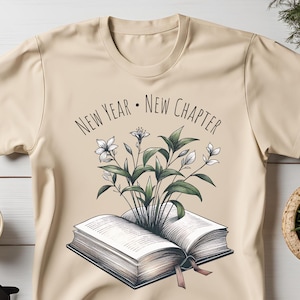 12 New Chapters 365 New Chances PNG, New Year New Chapter Png Svg, Floral Book Png Svg, Retro New Year 2026, New Year 2026 Sublimation