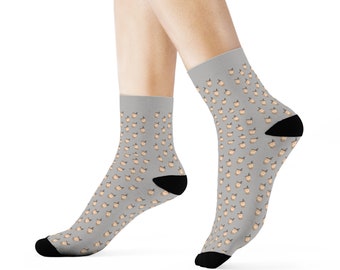 Boba Tea Crew Socken | Unisex Socken | Lustige Socken | Süße Socken | Lebensmittel Socken