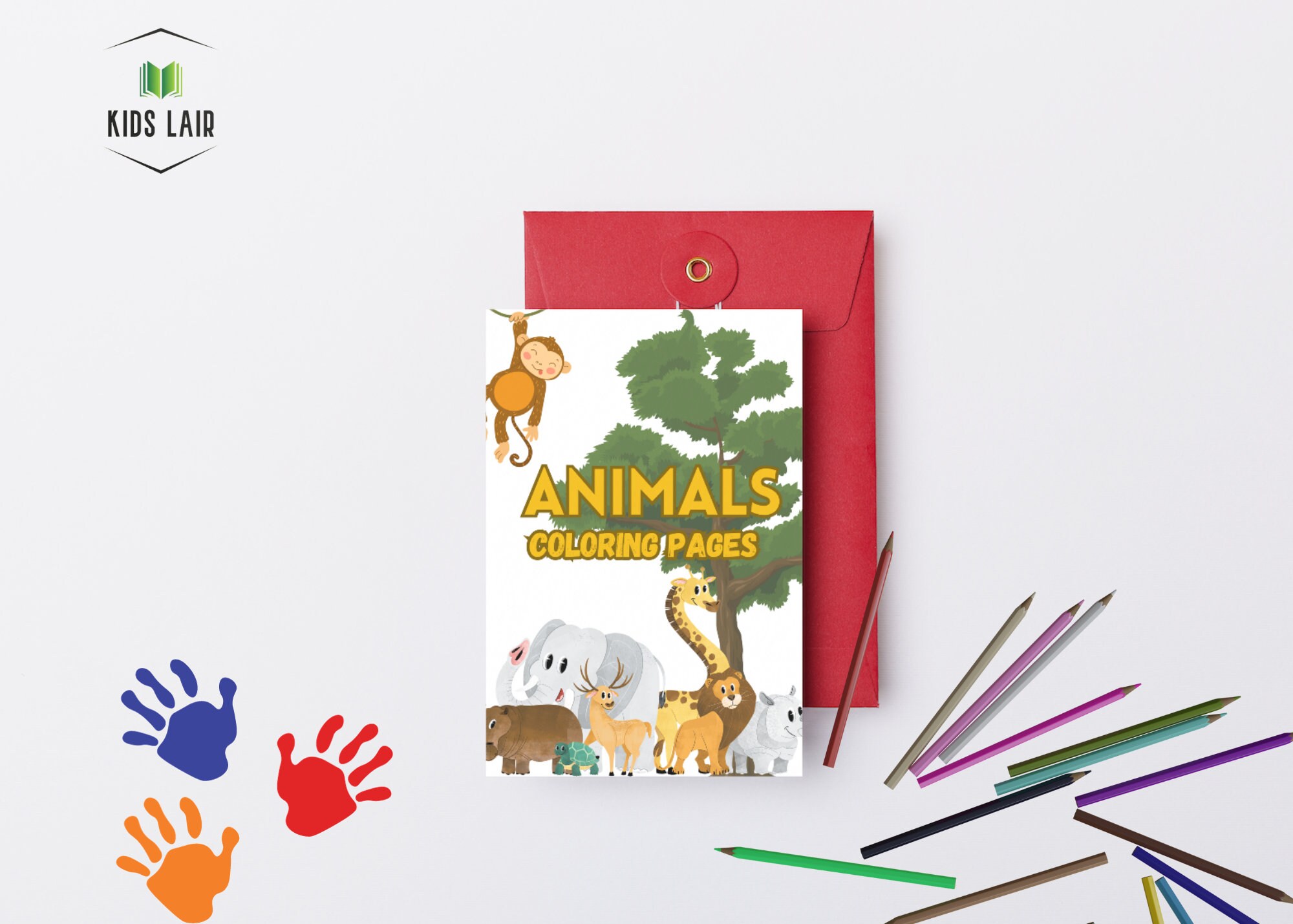 Printable Kids Animal Coloring Pages, Coloring Pages for Kids, Prechool ...