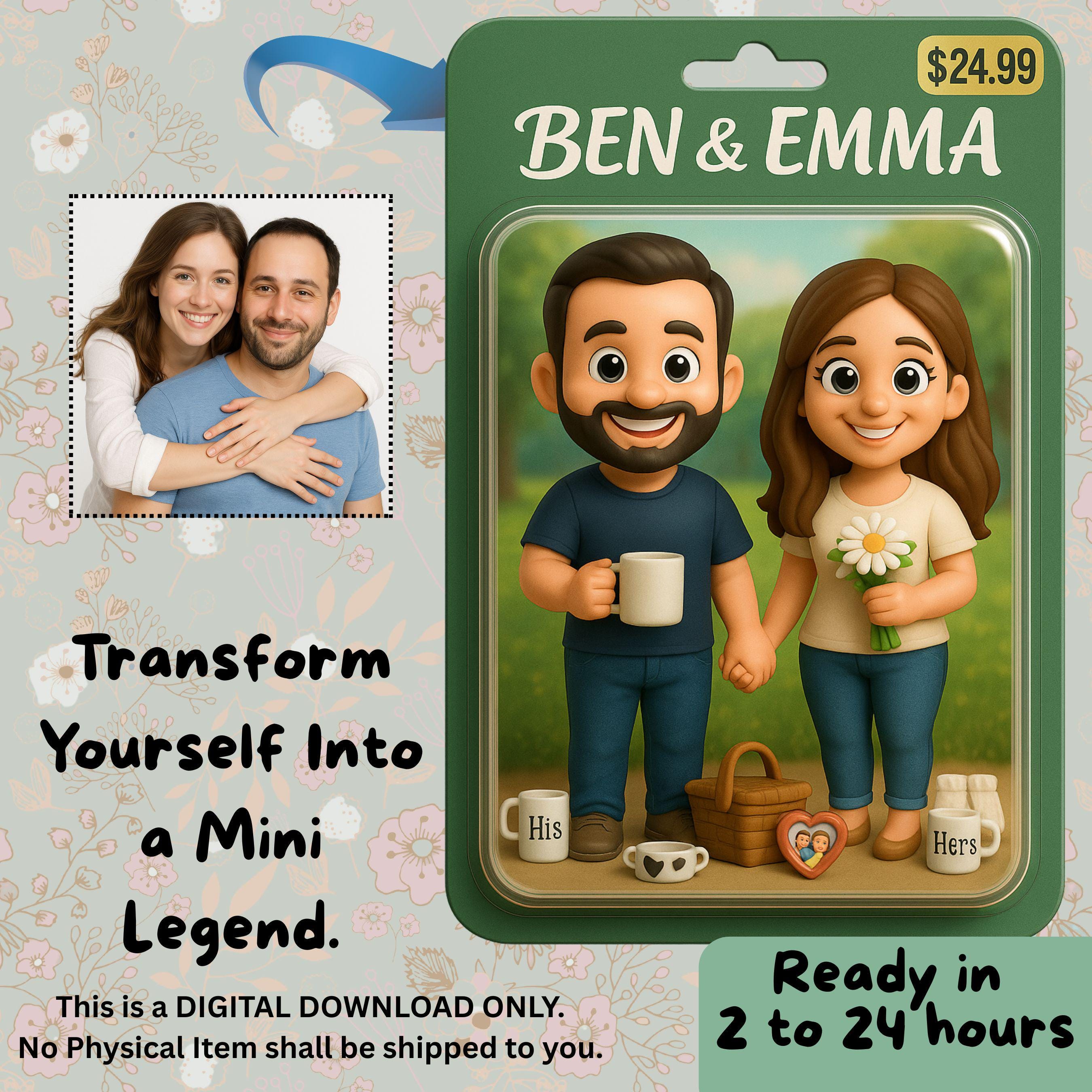 Custom Action Figure Portraits, Custom Toy Box Portrait, Handmade Toy ...