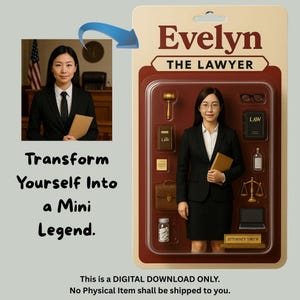 custom action figure portraits, Custom Toy Box Portrait, Handmade Toy Figure from Your Photo, 3D Collectible Portrait, DIGITAL DOWNLOAD,