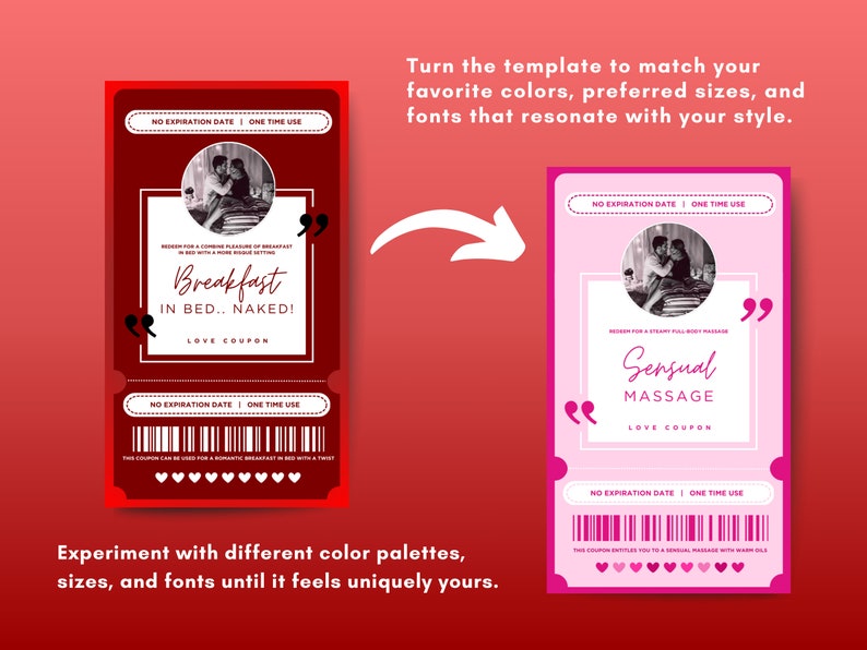 Printable Sex Love Coupon for Couples Naughty Coupon, Gift for Her, Gift for Him, Valentines ...