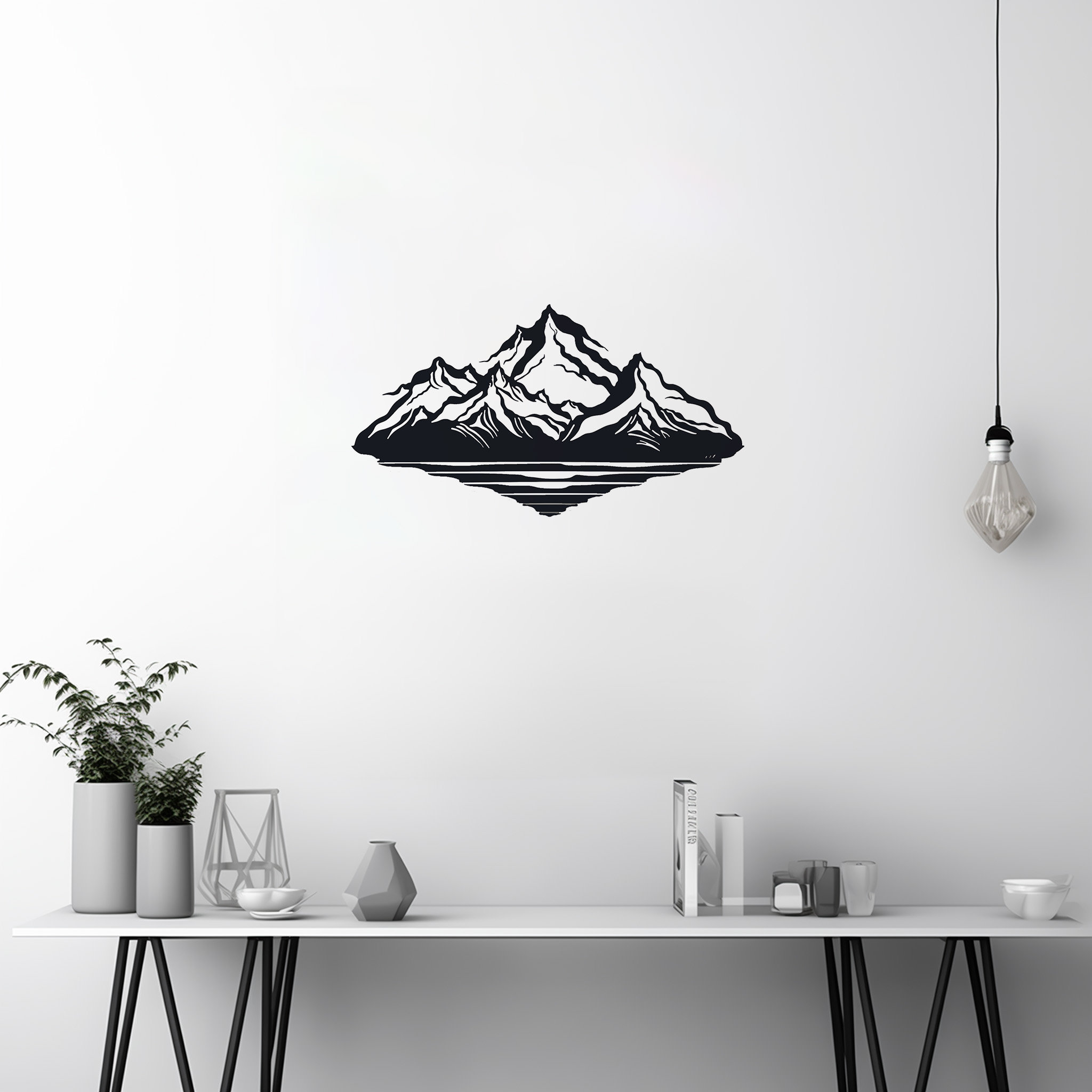 3dwallprints: Personalized Mountain Zen 3D Printed Wall Decor Art