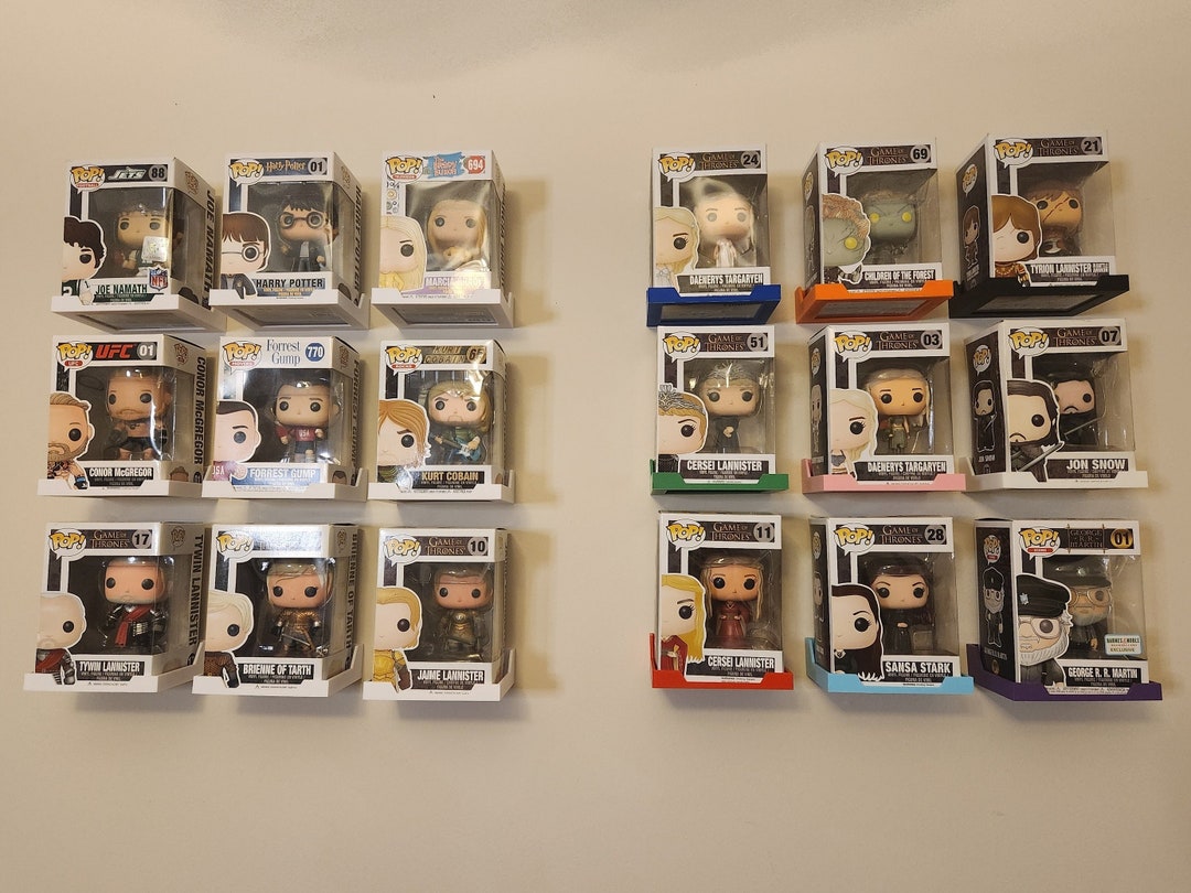 Funko Pop Box Wall Mount Display Shelf / Shelves soft Case Etsy