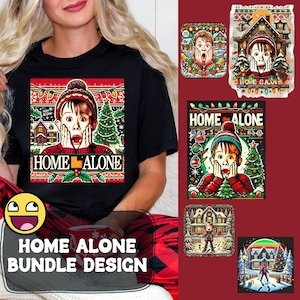 Home Alone Christmas SVG Bundle | Holiday Movie Digital Designs | PNG, SVG for Cricut & Sublimation