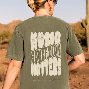 Music Education Matters Shirt Unique Gift for Music Teacher Music Teacher Gift for Her Band Teacher Gift Choir Elementary Music Tshirt Gift