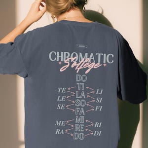Solfege Tshirt, Cool Music Teacher Gift Unique, Retro Music Tshirt Aesthetic Music Tee for Choir Teacher Gift, Trendy Music Educator Shirt