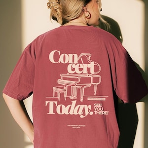 Music Teacher Shirt Concert Day T shirt for Music Educator Gift Unique Shirt Music Teacher Aesthetic Shirt Music Education Band Teacher