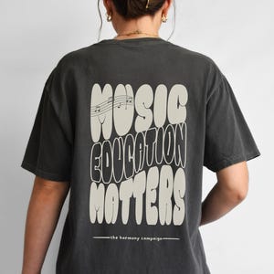 Music Education Matters T-Shirt, Teacher Gift for Musician
