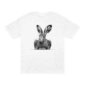 Liebre - Camiseta de algodón - Unisex (84,2)