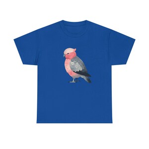 Galah Bird T-Shirt: Australian Nature Art, Unisex Heavy Cotton Tee image 3