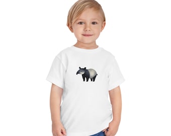 Tapir Toddler Tee: Unique Soft Cotton Kids Shirt