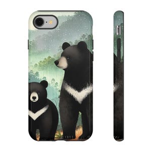 Bear Phone Case, Tough Cases for Nature Lovers, Wildlife Gift, Cute Animal Protection, Adventure Accessories