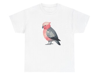 T-shirt oiseau Galah : art de la nature australienne, t-shirt unisexe en coton épais