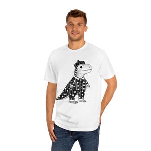Dinosaurus - katoenen T-shirt - volwassenen, uniseks (PJ.22.1)