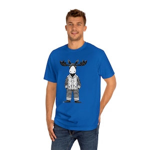 Camiseta de algodón Moose unisex para adultos (PJ.54.1)