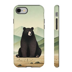 Adorable Brown Bear Phone Case, Tough Cases for Nature Lovers, Wildlife Gift, Cute Animal Protection, Adventure Accessories