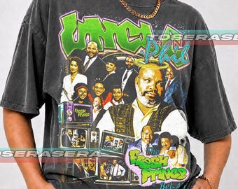 Uncle Phil Fresh Prince of Bel-Air T-Shirt, TV Sitcom Tee, Retro 90s Clothing, Vintage Nostalgia Shirt, Classic Comedy Show Top