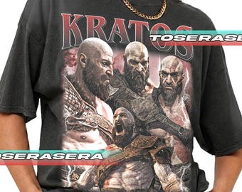 Kratos God of War Graphic Tee – Ghost of Sparta Gamer Shirt – Norse Mythology Video Game Gift – Unisex Fan Apparel FD