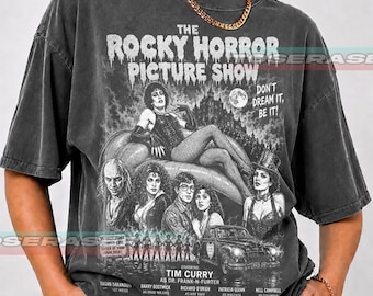 The Rocky Horror Picture Show Shirt | Retro Cult Movie Graphic Tee (Graphite Color) RZ