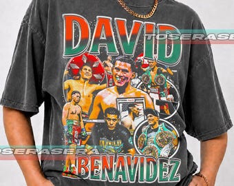 David Benavidez  Boxing Champion Graphic Tee – The Mexican Monster Fight Fan T-Shirt – Unisex FD