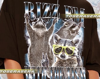 Funny Rizz Em With The Tism Unisex Softstyle T-Shirt, Humorous Tee, Sarcasm Shirt, Joke Top, Novelty Gift, Autism Awareness Apparel FD