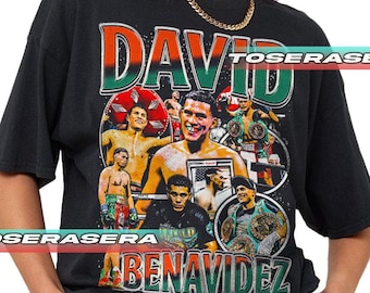 David Benavidez  Boxing Champion Graphic Tee – The Mexican Monster Fight Fan T-Shirt – Unisex FD