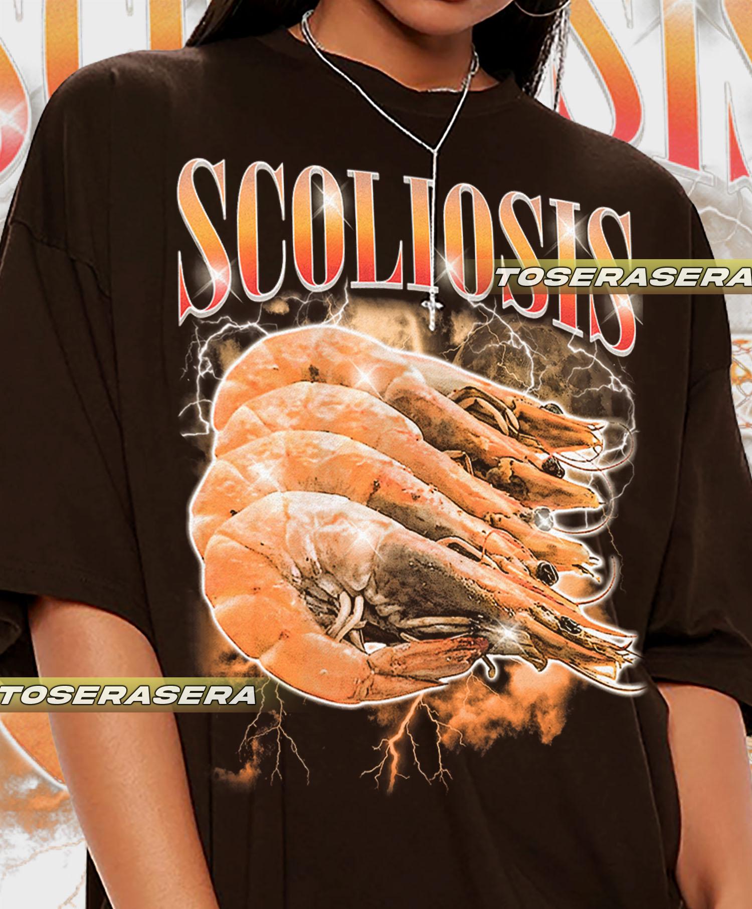 Shrimp print shirt - Etsy México, image size:1500x1813