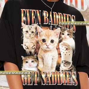 Cat Lover Graphic Tee, Funny Animal Print Top, Cute Cartoon Kitten Shirt, Novelty Pet Owner Gift, Cool Feline Graphic, Edgy Kitty Design Tee